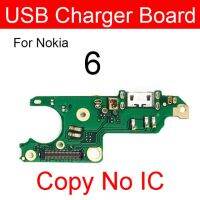 บอร์ดพอร์ตแท่นชาร์จ Usb สำหรับ Nokia 5 5.1 5.1Plus X5 6 2017 6.1 6.1 Plus X6เครื่องชาร์จ Usb แจ็คบอร์ดและไมโครโฟน