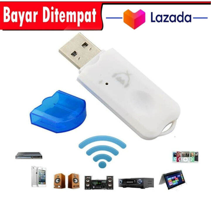 Wireless Bluetooth Audio Receiver DONGLE USB Car Music + Call Audio