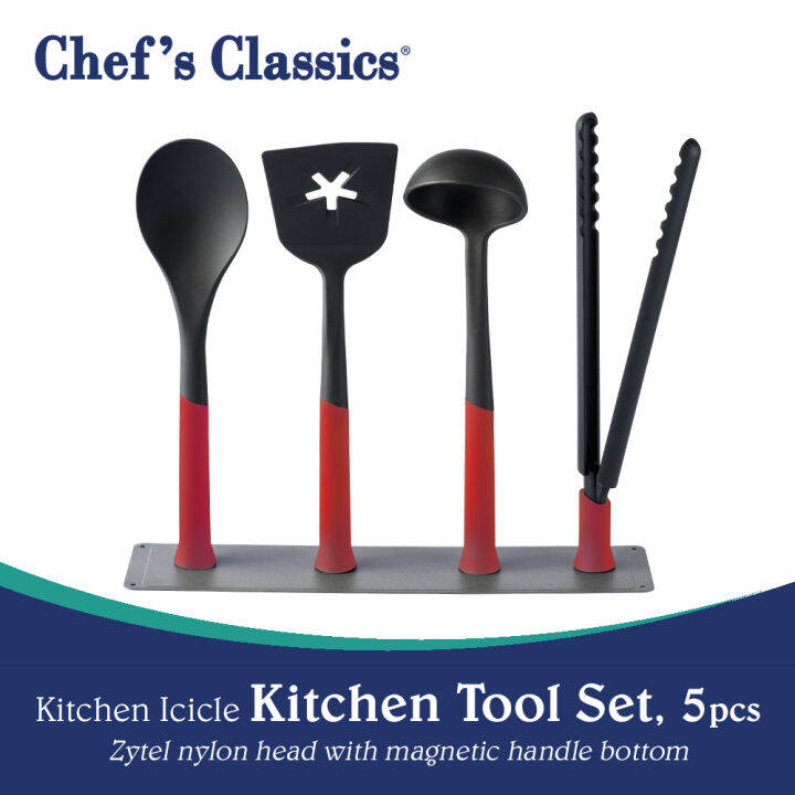 Chef's Classics Kitchen Icicle NonStick Kitchen Tool Set, 5pcs Lazada PH