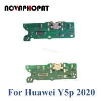 บอร์ดพอร์ตชาร์จ Novaphopat เหมาะสำหรับ Huawei Y5p 2020พอร์ตแท่นชาร์ท USB ตัวเชื่อมต่อไมโครโฟนไมค์ Flex + Tracking