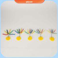 GAIYUAN 10PCS หลากสี ถั่วที่ลอยได้ เส้นใยป้องกัน แผ่นยางรอง อุปกรณ์สำหรับตกปลา อุปกรณ์สำหรับตกปลา ทุ่นตกปลาลอยน้ำ อุปกรณ์ตกปลาสำหรับตกปลา