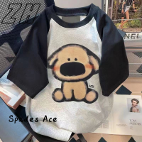 Spades Ace เสื้อครอป เสื้อยืด ชุดเซ็ทผู้หญิง สบาย ล้ำสมัย ทันสมัย เท่ WMY2392SN9 42Z231018