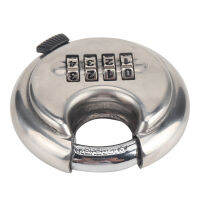 Combination Disc Padlock Personal Car Stainless Steel 4 Digit 70mm Elements for Trailer Storage Unit Easily Installation