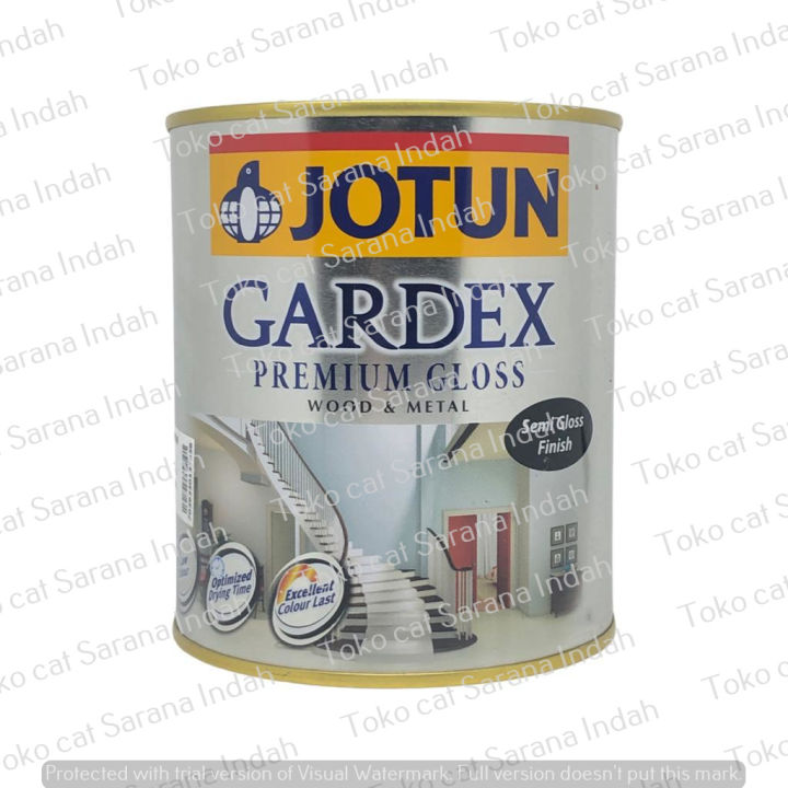 Jotun Gardex Premium Gloss Semi Gloss 1lt White Cat Kayu Dan Logam Anti Karat Lazada Indonesia 8611