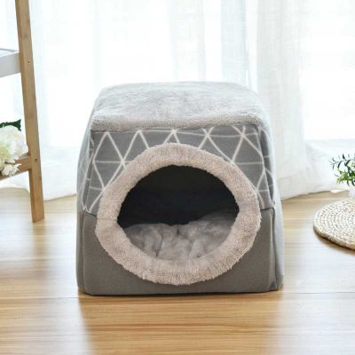 [pets baby] Pad Pet Supplies All SeasonFoldable Soft Warm Closed Type Pet Catfor Small Dogs Sleeping Mat