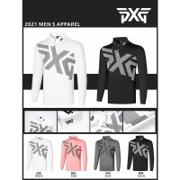 ★New★ [PXG] ใหม่ เสื้อยืดแขนยาว คอปก แบบแห้งเร็ว สีขาว เหมาะกับฤดูใบไม้ร่วง และฤดูหนาว ใส่เล่นกอล์ฟ สําหรับผู้ชาย