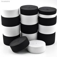 ✠ 10Meters Black White Elastic Band For Clothing Sportswear Stretch Webbing Accessories Handmade DIY Sewing Crafts