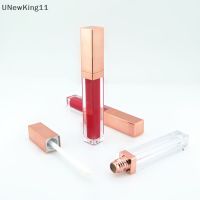 Unewking หลอดเปล่า เติมได้ สีโรสโกลด์ ขนาด 5 มล. สําหรับใส่ลิปกลอส เครื่องสําอาง