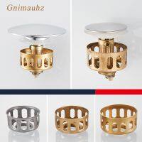 Copper Bouncing Core Filter Cover with Basket Shower Floor Drain Bathroom Plug Trap Hair Catcher Basin Faucet Accessories