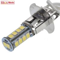 (Premium car)1/2ชิ้นไฟรถยนต์ H3 LED หมอกวันวิ่งไฟอัตโนมัติหลอดไฟ18SMD 2835ไฟฉาย Super Bright ไฟฉายจักรยานโคมไฟหัว6โวลต์ DC 6โวลต์