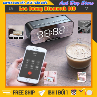 Loa Bluetooth Kiêm Đồng Hồ G10 Mặt Gương Hiển Thị Đèn Led - Đài FM thumbnail
