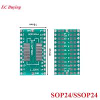 10Pcs SOP24 SSOP24 TSSOP24 To DIP24 Transfer Board อะแดปเตอร์ PCB แผ่น SMD DIP Pin IC Test แผ่น1.0มม.2.54มม.