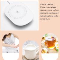 Warmer Heater Pad Electric Powered 220V White Electric Powered Cup Warmer Heater Pad Coffee Tea Milk Mug Office Kitchen House