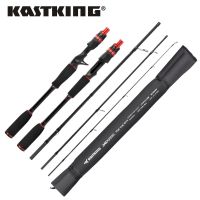 ETXKastKing Traveller Max Steel Spinning Casting Fishing Rod 4 Pcs - Carbon Rod with 1.80m 1.98m 2.13m 2.4m