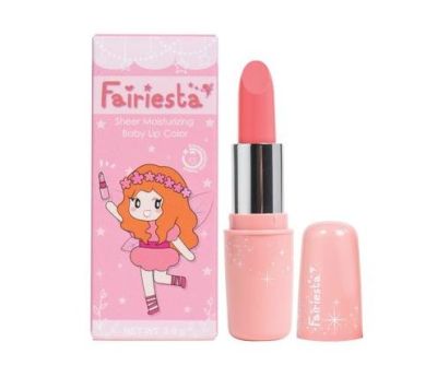 Fairiesta ลิปสติกสำหรับเด็ก เบอร์ 05 : สีชมพูนม Sheer Moisturizing Baby Lip Color 05 : Milky Pinky (3.9 g)