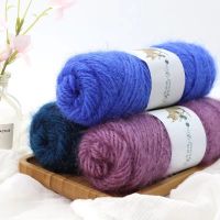 【jw】✽☄ↂ  75g Wool wholesale squirrel yarn down thread bright silk New hat scarf coat medium thick