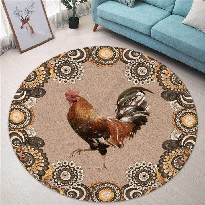 rooster-circle-round-shape-floor-mat-3d-rug-non-slip-mat-dining-living-room-soft-bedroom-car-03