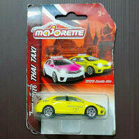 Majorette Thai Taxi โมเดลรถแท็กซี่เหล็ก สีเหลือง ผลิตจากโลหะผสมอัตราส่วน 1 : 64