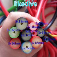 1Meter Blue/Red/Black/Green Spearfishing Rubber for Fishing 5mm×10mm 6mm×10mm 3mm×14mm 3mm×16mm 3mm×18mm Speargun Sling Bands Tube