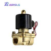 【hot】♦  Electric water Solenoid DN8 DN10 DN15 DN20 DN25 1/4 3/8 1/2 3/4 1inch 12V 24V 220V valve normally closed for Air