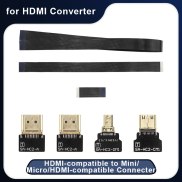 Bộ Chuyển Đổi Tương Thích HDMI Sang Mini Micro HDMI Với Cáp Ruy Băng Dẹt