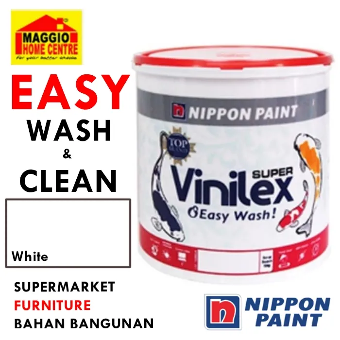 CAT TEMBOK NIPPON- CAT NIPPON VINILEX EASY WASH IKAN 5KG - NIPPON ...