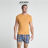 JOCKEY UNDERWEAR เสื้อคอกลม EU FASHION รุ่น KU 120100H S23 CREW NECK สีส้ม กางเกง เสื้อผ้า เสื้อผ้าผู้ชาย