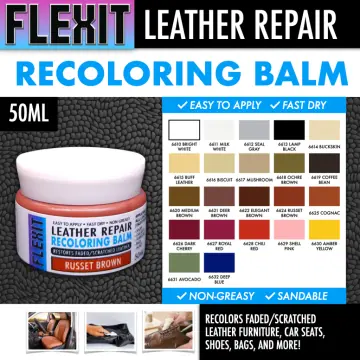 2x Leather Recoloring Balm Repair Leather Color Restorer Furniture