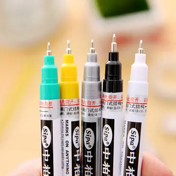Sipa 5 PCS Color Glitter Marker Fluorescent Pen for DIY Children