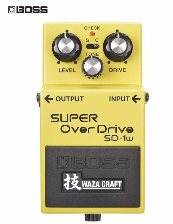 boss-sd-1w-super-overdrive-เอฟเฟคกีตาร์-เสียงขับ-ให้ซาวด์ธรรมชาติที่เรียบที่สุด-แถมฟรีถ่านพร้อมใช้งาน-made-in-japan