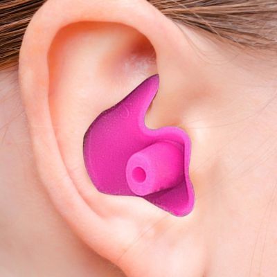 ¤ 1 Pair Waterproof Soft Earplugs Silicone Portable Ear Plugs Swimming Accessories Durable Earplugs Classic Delicate Texture