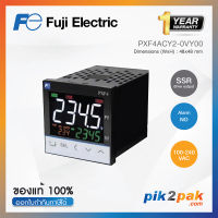 PXF4ACY2-0VY00: เครื่องควบคุมอุณหภูมิ 48x48mm SSR, No Alarm 100-240VAC - Fuji Electric - Temp Controller by pik2pak