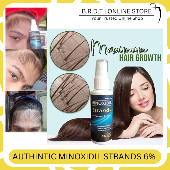 Premium Strands 6% Minoxidil Topical Solution (60ml per bottle) Human ...