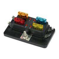 【jw】☼♈  Multiple 4/6/10 Way Fuse Holder with Warning Automobiles Accessories for Car Boat Trike