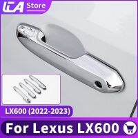 For Lexus LX600 2022 2023 Outside Door Handles Decoration Protective Cover LX 600 Exterior Essories Upgraded Chrome Tuning