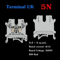 เทอร์มินอล UK-5N 41A 800V เทอร์มินอล UK Terminal Block BUK 5N