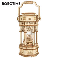 Robotime ROKRนาฬิกานกฮูก3Dปริศนาไม้ของเล่นสำหรับของเล่นเด็กผู้ชายเด็กLK503