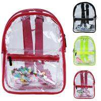 Hang qiao shopTransparent PVC Bag Waterproof Backpack Swimming Shoulder Bag Outdoor Travel Bag