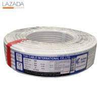 Global Cable สายไฟ VAF 2x4 SQ.MM 100M สีขาว ( ( รับประกันคุณภาพ ) )