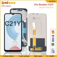 6.5 "ต้นฉบับสำหรับ OPPO Realme C21Y RMX3261 RMX3263สัมผัสหน้าจอ LCD หน้าจอดิจิตอลแทนการประกอบสำหรับ Realme C21Y LCD