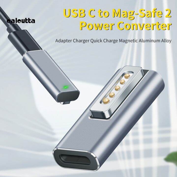 calcutta-อะแดปเตอร์ชาร์จ-pd-usb-c-เป็น-mag-safe-2-สําหรับ-macbook-air-pro