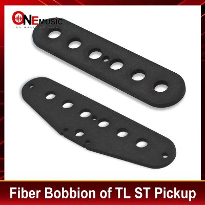 10 sets Fiber Bobbion of TL ST Pickup for Guitar DIY Kits for Single Coil Pickup Black Guitar Bass Accessories