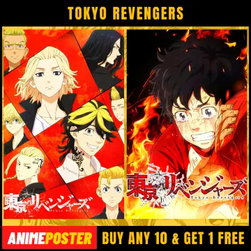 Tokyo Revengers Anime Toman Manga Wall Posters, Waterproof Non