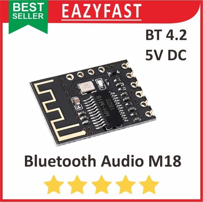 Modul Bluetooth Audio Receiver M18 BT 4.2 Stereo AUX Module Board ...