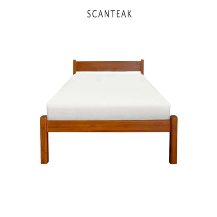 Scanteak Ringa 3 5ft Super Single Bed, Super Single Bed Frame Dimensions