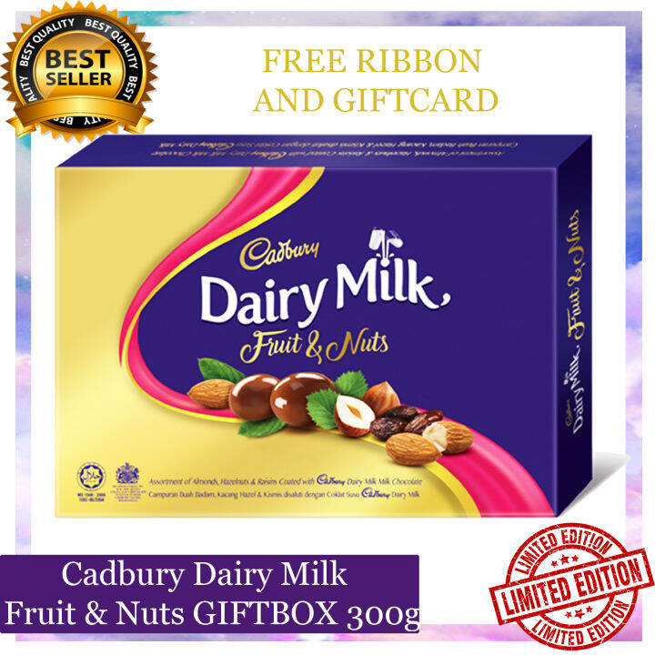DAIRY MILK CADBURY FRUITS AND NUT 300 grams GIFT BOX BIG Lazada PH