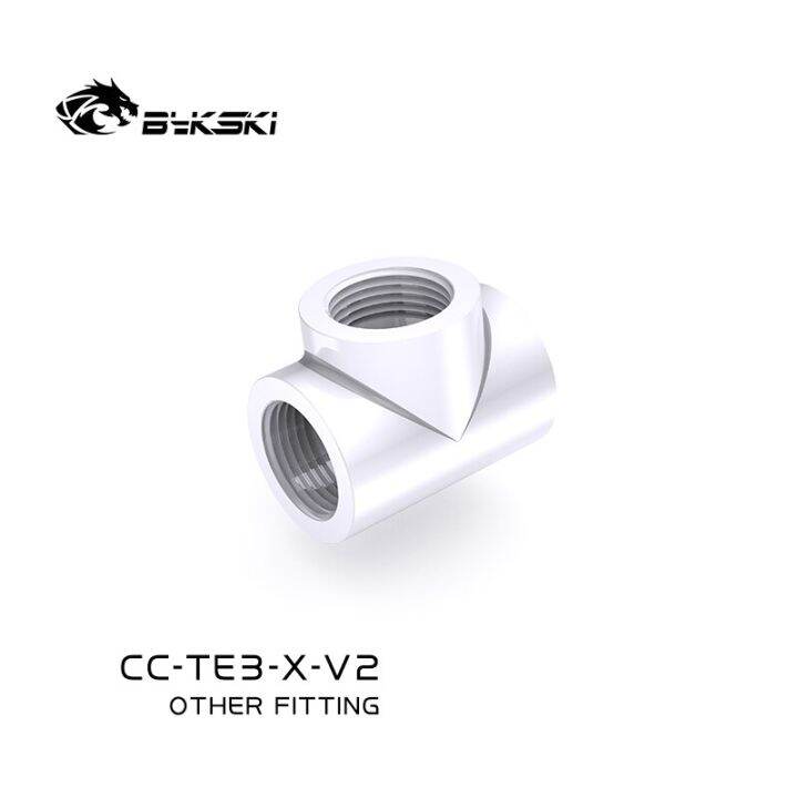 bykski-3-way-cubic-spilter-fittings-g1-4-female-multi-way-connector-adapter-pc-water-cooling-accessories-cc-te3-x-v2