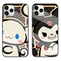 Huawei Nova เคสโทรศัพท์การ์ตูน8i 10 9 8 Se 7 Pro ลาย7i Sanrio Kuromi Cinnamoroll เคสกันกระแทกกระจกอย่างหนา