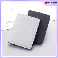 BETTERFORM Zip Fashion Canvas Mini Coin Purse Card Holder Men Short Wallet Multi-functional