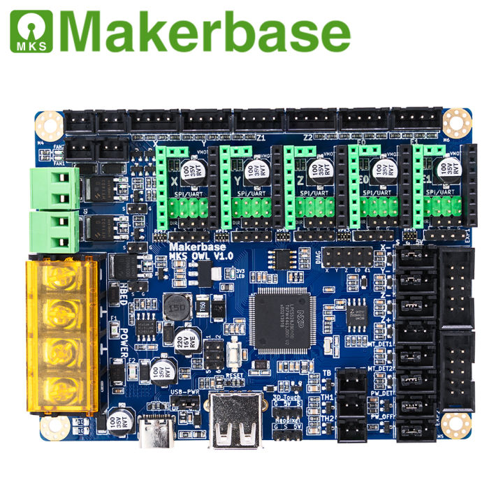 makerbase-mks-นกฮูกคณะกรรมการ32bit-150เมกะเฮิร์ตซ์-lpc5528คณะกรรมการควบคุม3d-ชิ้นส่วนเครื่องพิมพ์-ts35-usb-ดิสก์-u-พิมพ์